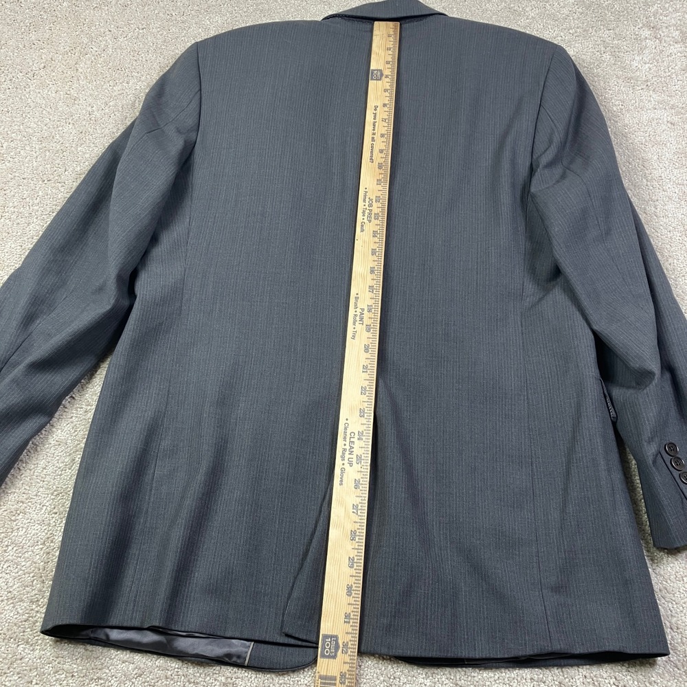 Brooks Brothers 346 Strech Wool Suit‎ Men's 42L 38x30 Gray Pinstripe 3-Button - Picture 9 of 16